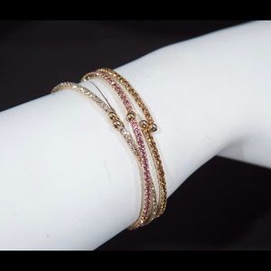 Lisa Freede gold stretch bracelets