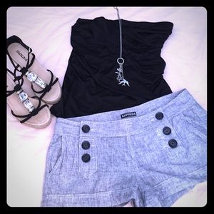 Cute Button Express Shorts  Size 8 EUC
