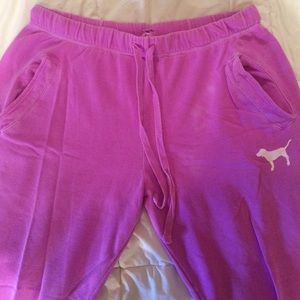 Pink boyfriend sweatpants