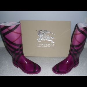 Burberry Sorbet Rain boots size 10