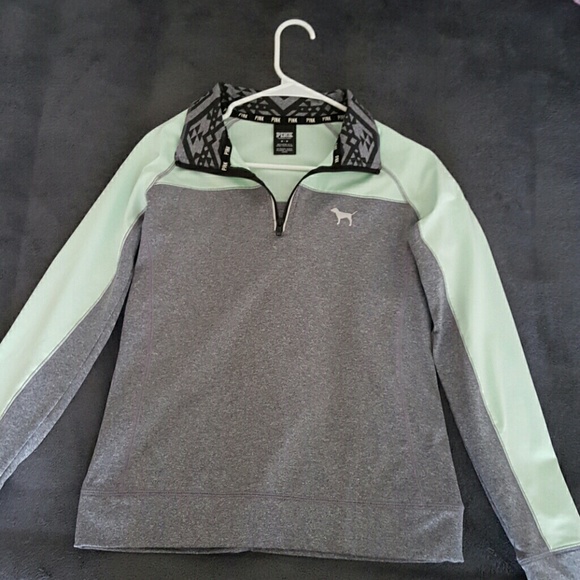 PINK Victoria's Secret Sweaters - Pink half zip