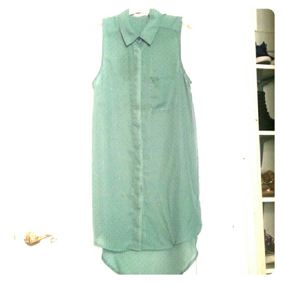 NORDSTROM-LUSH seafoam tunic - Picture 1 of 4