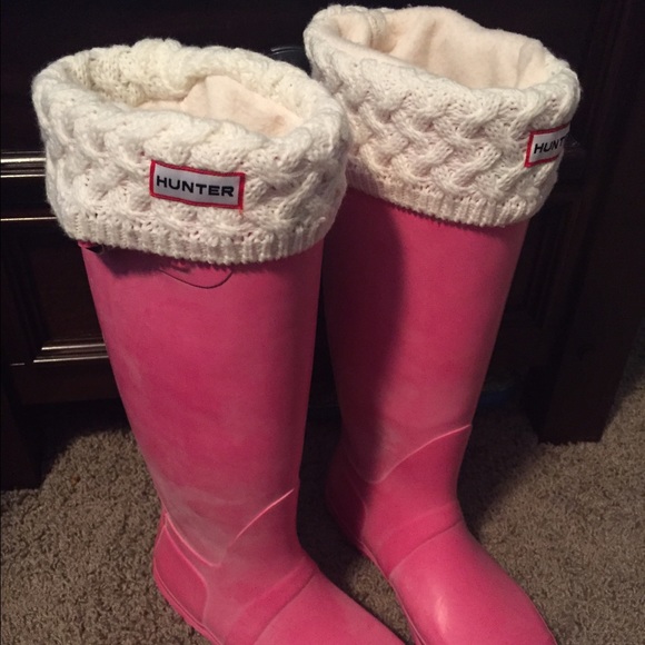 Hunter boots- pink - Picture 2 of 3