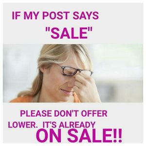SALE/CLEARANCE ITEMS