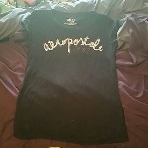 Black Aeropostale t shirt
