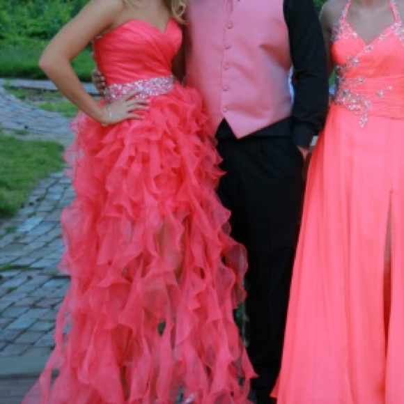 Pink prom dress