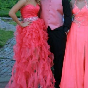 Pink prom dress