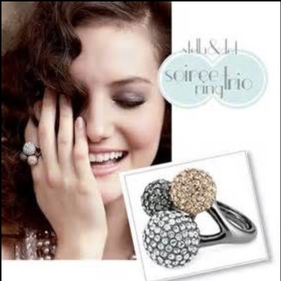 stella & dot soiree trio ring