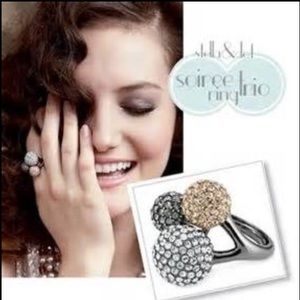 stella & dot soiree trio ring