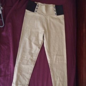 Khaki jeggings