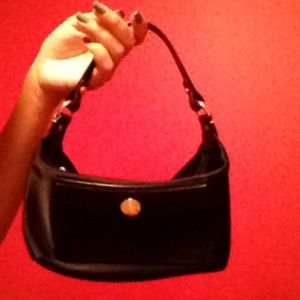 Coach black satchel