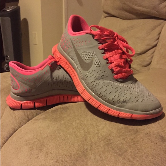 Nike pink shoes.