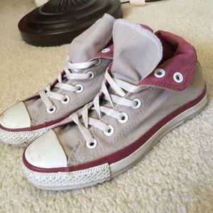 Grey/Pink Hightop Chuck Converse