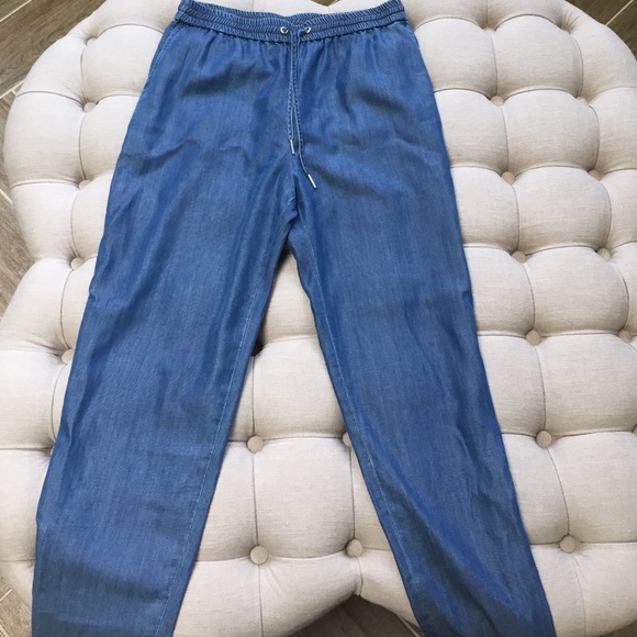 NWT all saints denim joggers