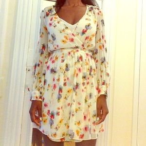 Zara Feminine Floral Dress with Liner