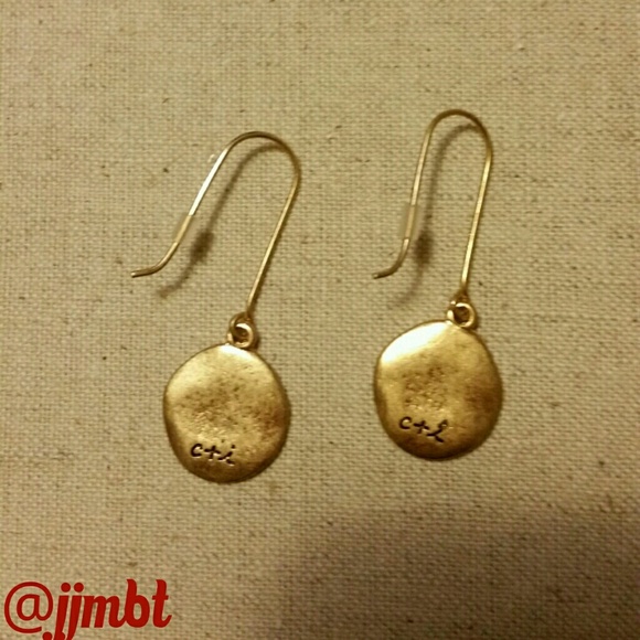 🔴Pallette single drop earrings
