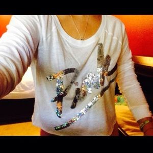 PINK SEQUENCE LONG SLEEVE