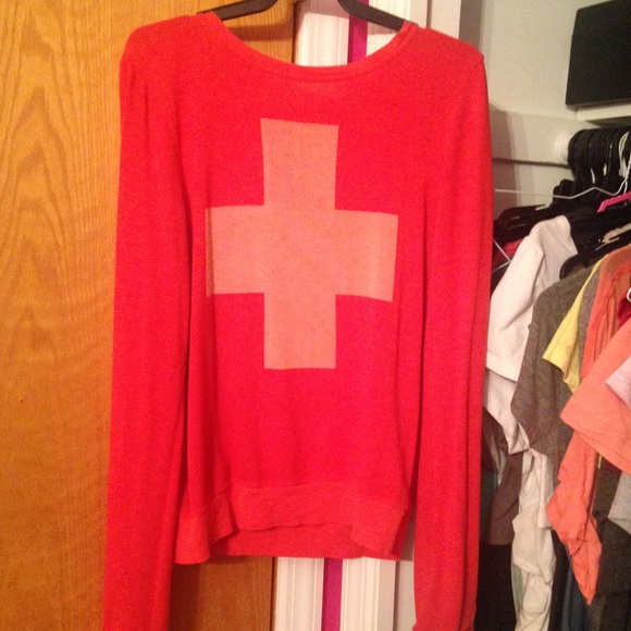 wildfox lifeguard baggy beach jumper