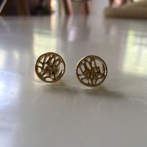 Lilly Pullitzer gold earrings