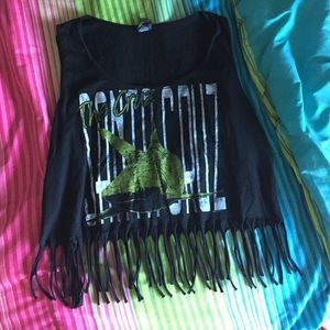 Santa Cruz fringe top