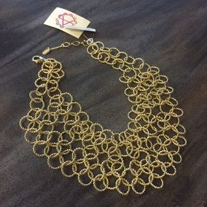 Golden chain necklace