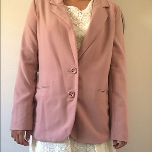Modeled Pictures of Pink Forever 21 Blazer