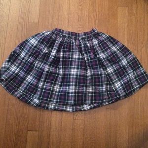 Plaid School girl skirt