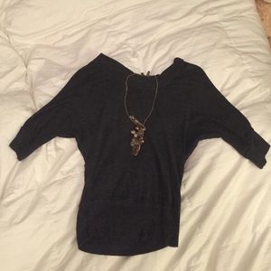 Dark gray sweater
