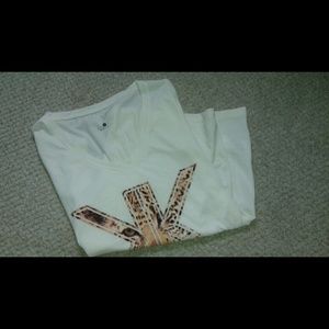 Kardashian Kollection  cheetah shirt