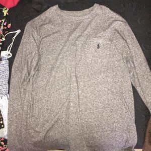 men's long sleeve polo shirt