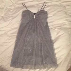 Gray formal dress