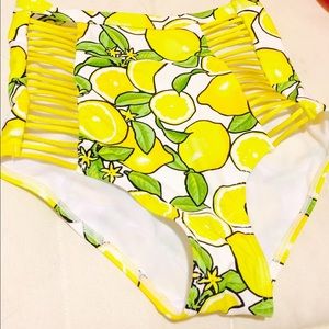Cute high waisted bathing suit bottoms