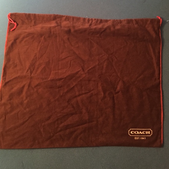 Coach dusting bag