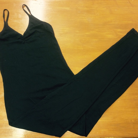 American Apparel one-piece leotard BLACK