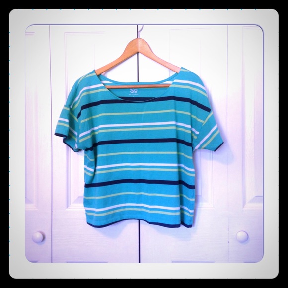Striped crop top