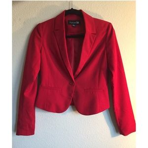 Red Blazer from Forever 21