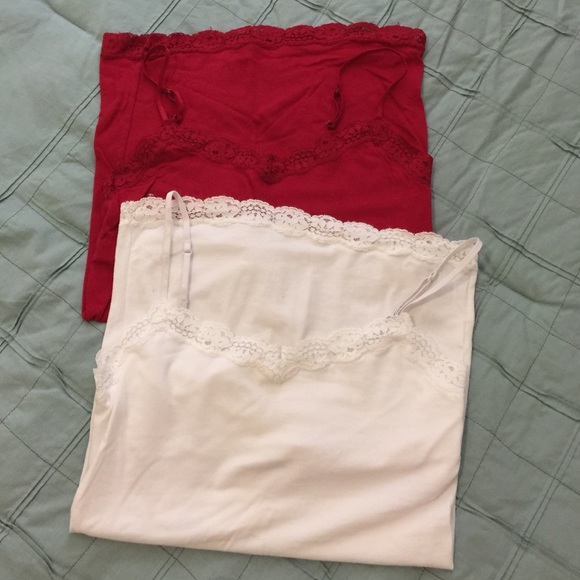 Aeropostale bralette lace trim camis.