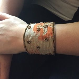 Kantha Cuff Bracelet