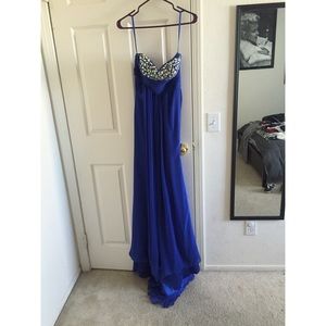 Royal Blue Sequence Dress