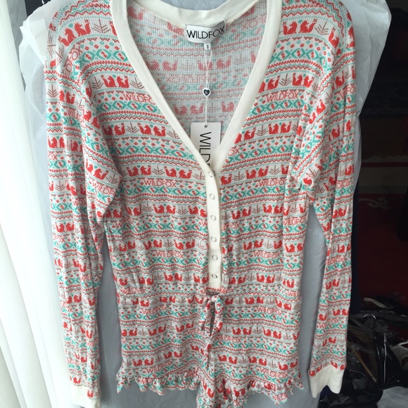 Wildfox Thermal Sleep Romper