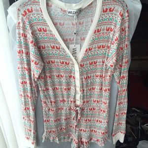 Wildfox Thermal Sleep Romper