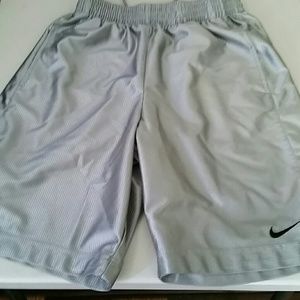 Grey nike basketball shorts