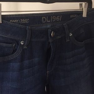 DL1961 dark wash skinny ankle Jean
