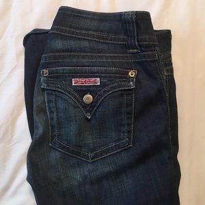 Dark wash Hudson jeans
