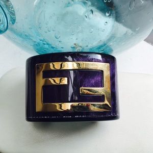 Purple Fendi bangle