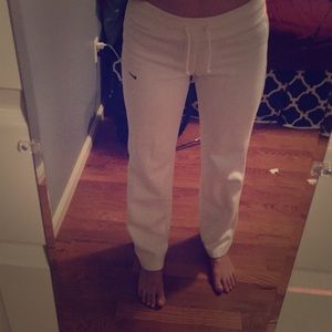 White Nike sweatpants