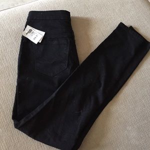 NWT high waist black denim