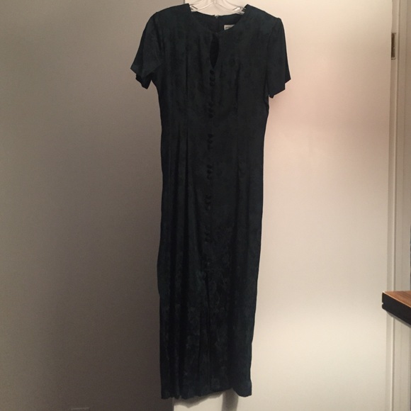 Deep Emerald Green colored dress