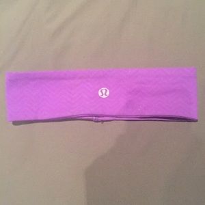 Lululemon Purple Chevron Headband