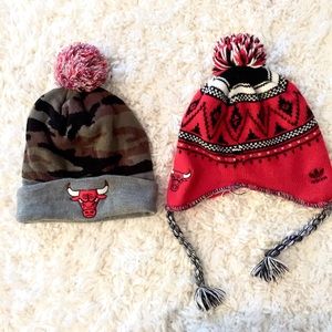 Chicago Bulls Pom beanie bundle